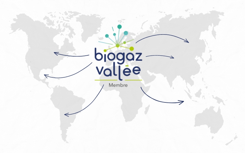 Un nombre croissant de membres de Biogaz Vallée<sup>®</sup> présents à l’international